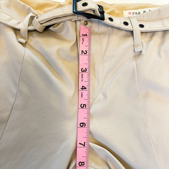 Rag & Bone Handmade in New York Khaki Pants With Black Tuxedo Stripe - 28 US - Picture 8 of 9